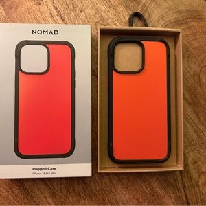 Nomad Rugged Case for iPhone 14 Pro Max - Vibrant Orange